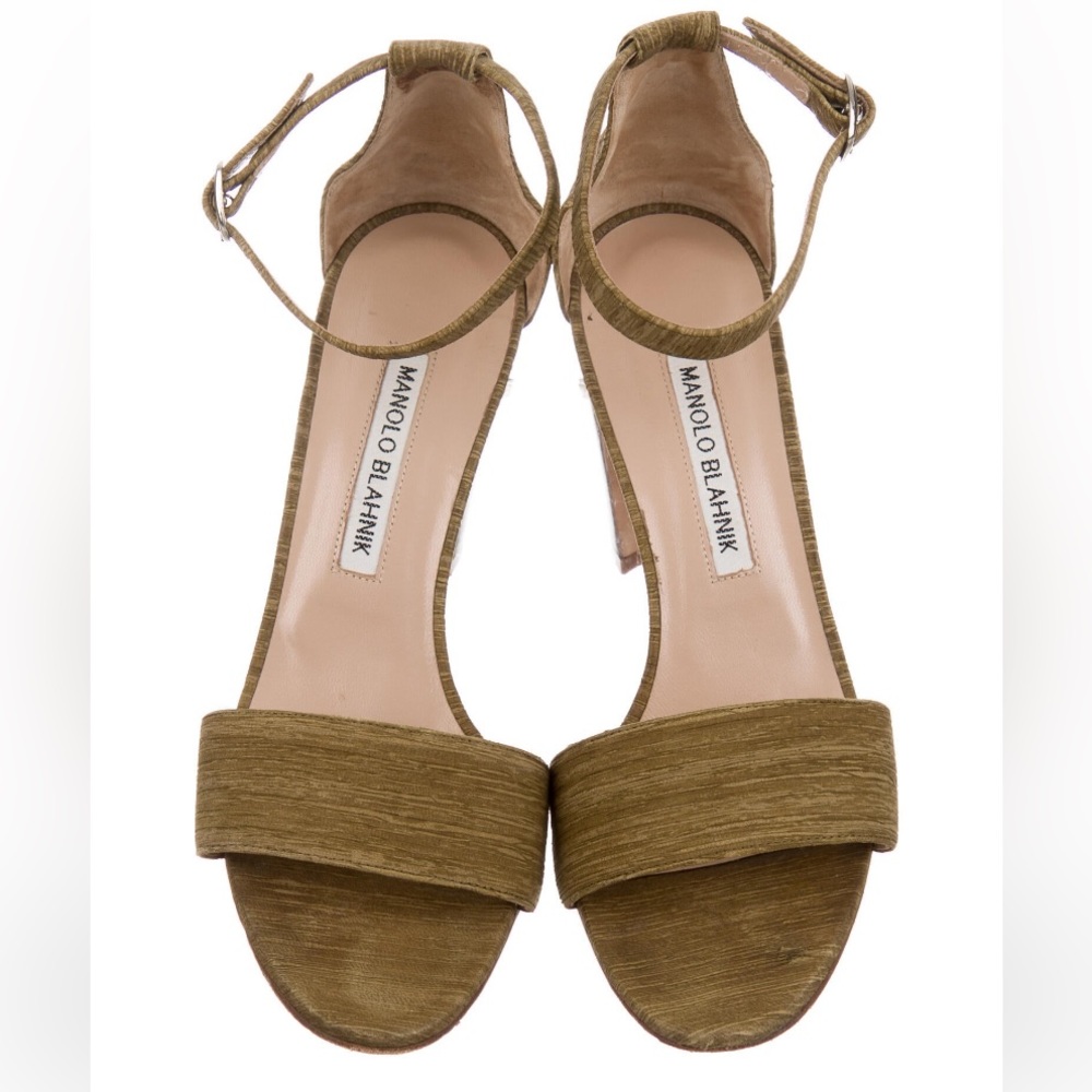 Manolo Blahnik Suede Heels